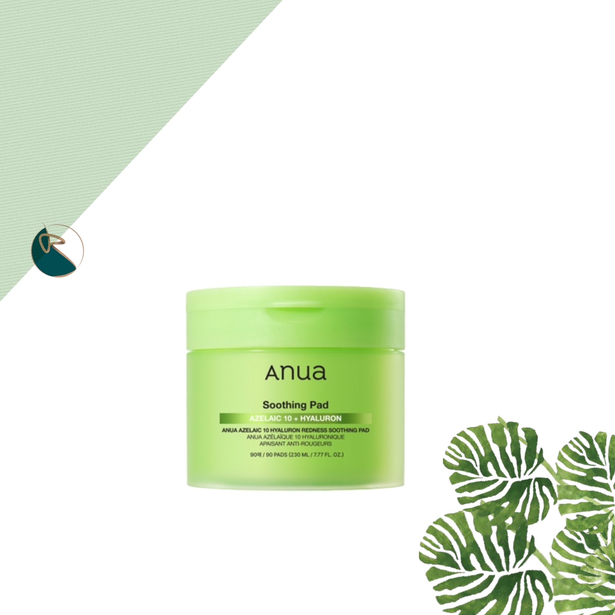 Anua Azelaic 10 + Hyaluron Soothing Pad 90 Pads